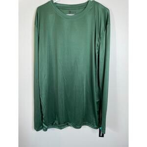 Daresay Mens Long Sleeve Moisture Wicking Shirt Size Large Green NWT